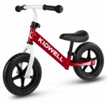 Bicicleta de echilibru fără pedale Kidwell Rebel Red reglabilă