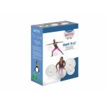 Minge fizioterapie transparenta Opti Ball diametru 55 cm