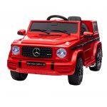 Masinuta electrica pentru copii cu licenta Mercedes Benz AMG G63 Red cu telecomanda 2.4G, 2 motoarex35w, deschidere usi,lumini LED,suspensii, volan cu functii, pornire la buton