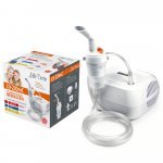 Aparat aerosoli Little Doctor LD - 220 mC, nebulizator cu compresor, design compact, 3 moduri de nebulizare, mască bebeluși, copii și adulți, alb