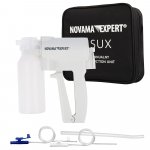 Aspirator medical manual tip pistol Novama Expert MSUX 7B-1, portabil cu 3 tuburi de aspiratie diferite, 200 ml, fara alimentare cu husa inclusa