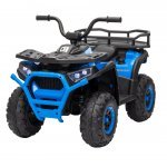 Atv electric pentru copii Nichiduta Desert XRobust 4x4 Speed Blue cu telecomanda,4 motoare, acumulator 24V 4.5Ah,suport picioare,efecte sonore,faruri cu lumini LED,pornire la buton, pedala acceleratie