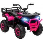 Atv electric pentru copii Nichiduta Desert XRobust Speed Rose Red cu 2 motoare, telecomanda, acumulator 12V 4.5Ah,roti rezistente, suport picioare, manere ergonomice,efecte sonore, faruri cu lumini LED, pornire la buton