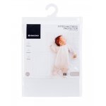 Husa impermeabilă pentru patut cosleeper/landou 80x50 cm cu elastic KikkaBoo Alb
