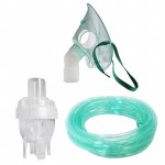Kit accesorii pentru aparat aerosoli cu compresor Redline NB-6 cu furtun de 6 m si masca medie rotativa, recomandat pentru copii mici