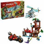 Lupta la casa din copac cu vehicule Ninja Lego Ninjago 71857