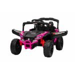 Masinuta electrica pentru copii Nichiduta Sport Speed Pink 12V cu telecomanda 2.4G,motoare 2x35w,lumini led,usi cu deschidere,slow start,roti robuste din plastic cu suspensii pe spate