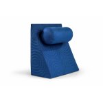 Perna Somnart Relax TV ortopedica pentru citit, antireflux, cu husa detasabila, rezistenta la spalari multiple, albastru 60 x 68 x 30 cm