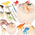 Set arheologic educational pentru copii Ikonka Dino, cu 12 figurine distincte