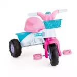 Tricicleta pentru copii Dolu My first trike Roz cu claxon si 2 cosulete