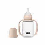 Set biberon tip Sippy Cup PP 150 ml cu cioc din silicon și sistem antipicurare Bibs Blush