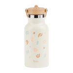 Sticlă termoizolantă din inox Babymoov Little explorer animal print ivory