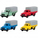 Camion in miniatura Goki Opel Blitz 1952 cu mecanism pull-back 12 cm