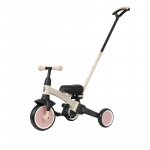 Tricicleta pentru copii Qplay Stager Roz evolutiva, pliabila, scaun reglabil, roti Eva, suport pentru picioare, maner parental reglabil