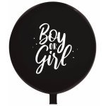 Balon gigant 60 cm negru boy or girl