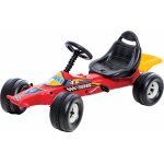 Kart cu pedale pentru copii Dohany Go Cart Formula 1 96x43x40cm, plastic inalta calitate, spatar inalt, varsta 3-5 ani