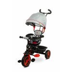 Tricicleta multifunctionala pentru copii Toyz Buzz Red, varsta 18luni+, greutate maxim admisa 25 kg, suport picioare, sonerie, functie roata libera