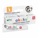 Crema naturala Lanolina Pura 100% pentru mameloane iritate, Akuku 10g