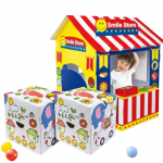 Magazin de joacă pentru copii cu accesorii + 2 cuburi de joacă cadou