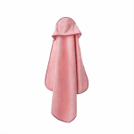 Prosop de baie cu gluga pentru copii 90x80 cm din bumbac Twindeco Roz