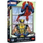 Puzzle 1000 piese Trefl Spider man și Wolverine Christmas