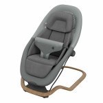 Balansoar pentru copii Maxi-Cosi Dove Pro Elegance Graphite cu vibratii, tetiera reglabila, 3 pozitii de inclinare, huse detasabile, greutate admisa 15 kg