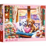 Puzzle 500 piese Trefl Iubire de cățeluș