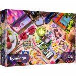 Puzzle 600 piese Trefl Flamingo, Mica mea lume