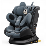 Scaun auto Buf Boof P100 UrsBlack, i-size R129, rotativ 360, isofix, 40-150 cm, 0-36 kg