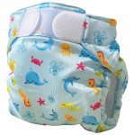 Scutec reutilizabil pentru inot bebelusi Freds Swim Academy blue, marimea 1, 4-9 kg