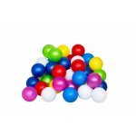 Set 60 de mingi din plastic, cu diametrul de 8 cm