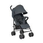 Cărucior sport pentru copii KikkaBoo Beetle 2Dark Grey cu spătar reglabil,bara de protecție detașabilă,pliere tip umbrel,copertină reglabilă,roți pivotante detasabile,până la 22kg