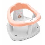Scaunel de baie pentru bebeluși Minimal Elephant Pink,fixare cu ventuze,margini rotunjite